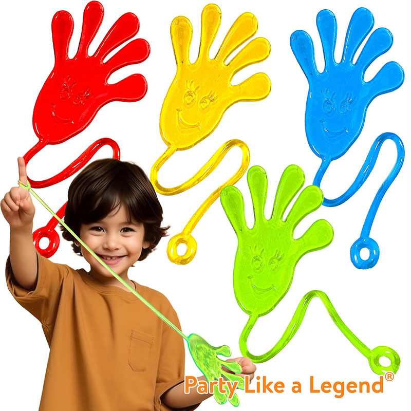 40 Pack Vibrant Sticky Hand Toys copy
