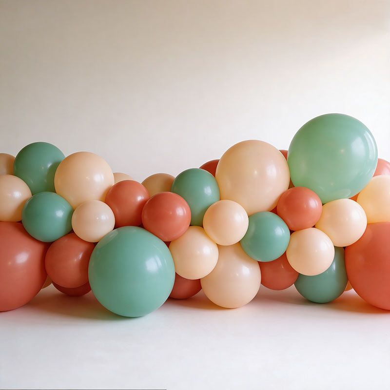 earth tone balloon arch2
