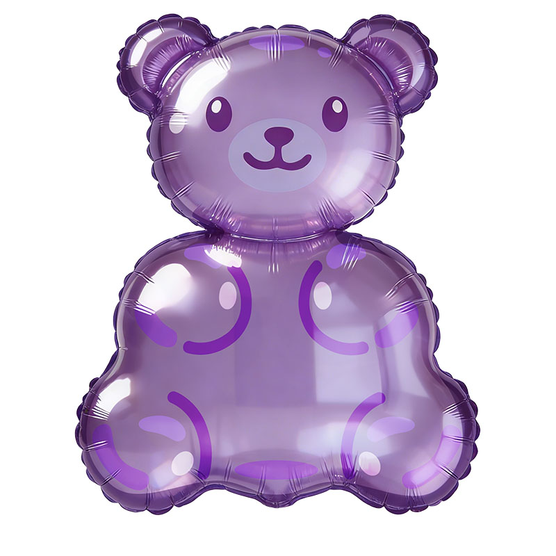 gummybear foil balloon Purple