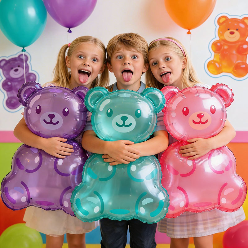 gummybear foil balloon lifestyle
